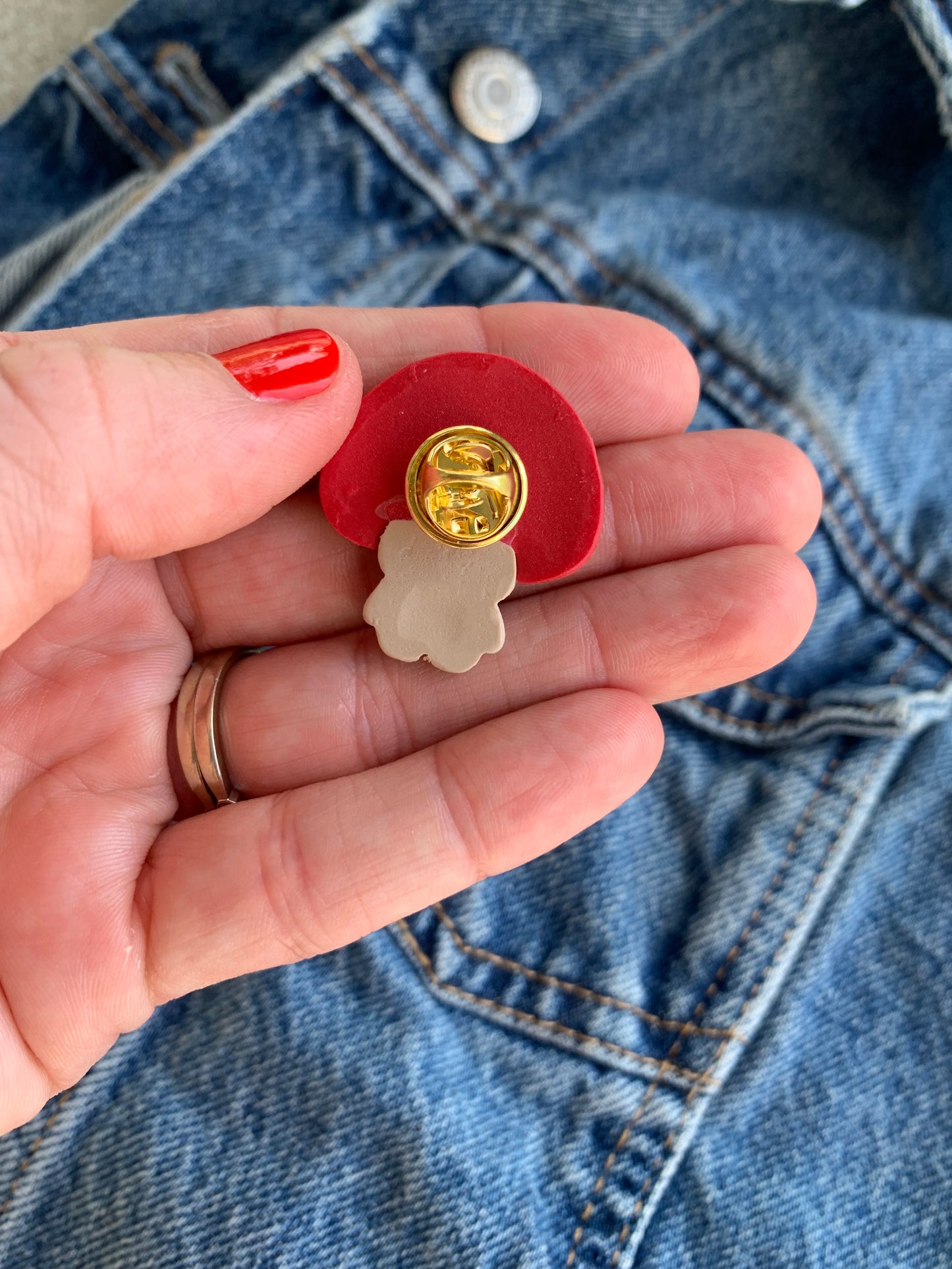 Happy Mushroom Pin