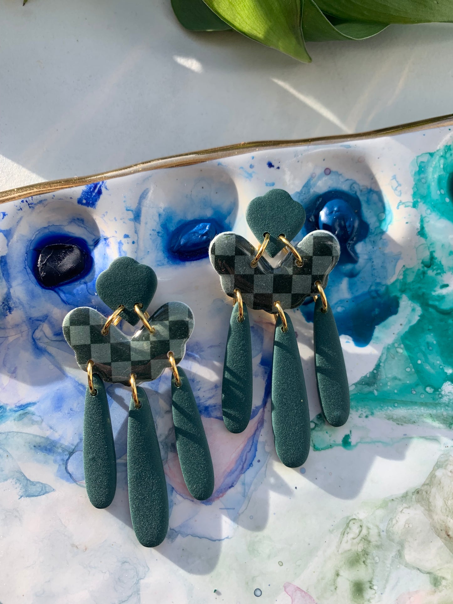 Going Green Triple Dangles