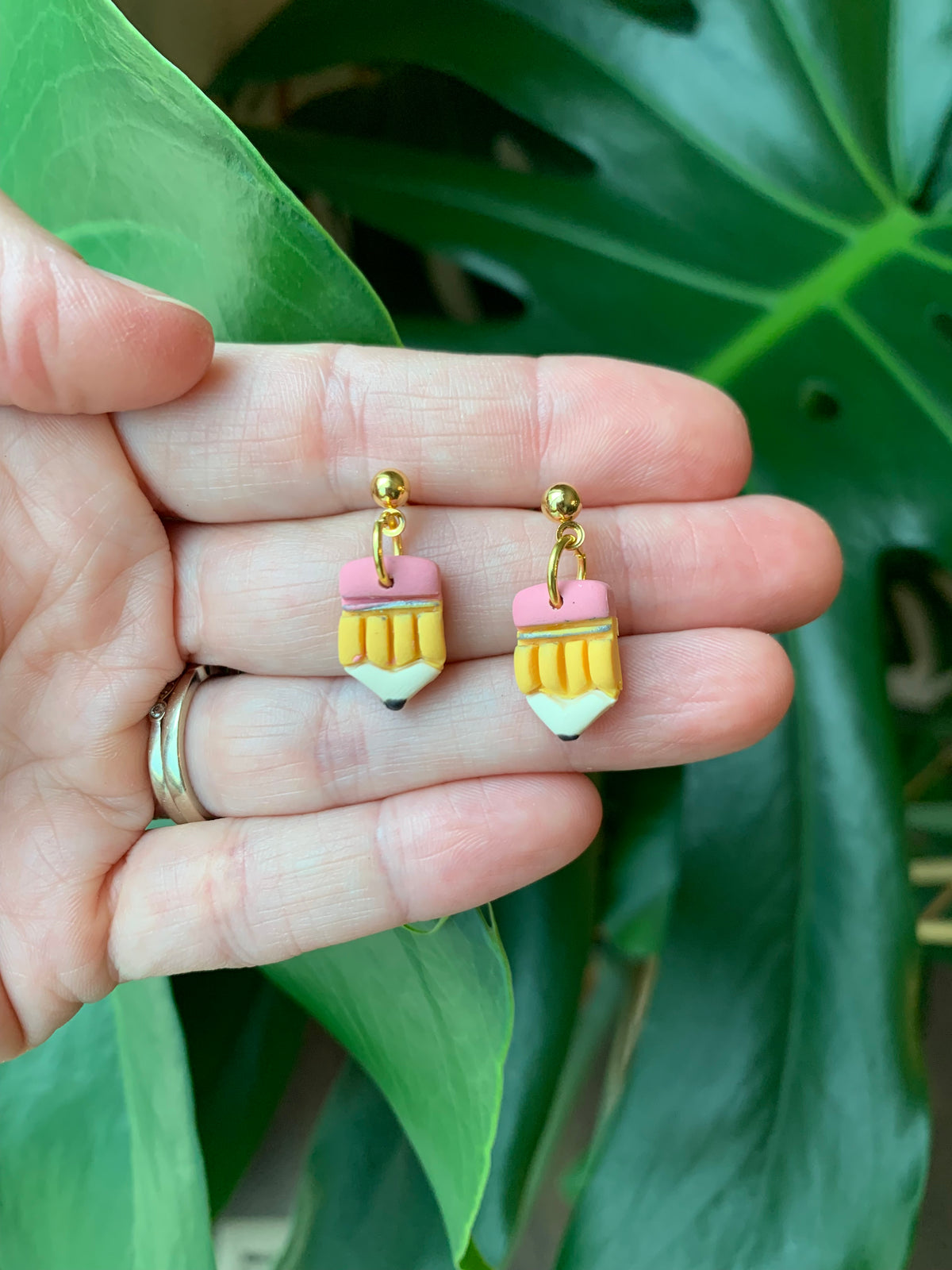 Pencil earrings