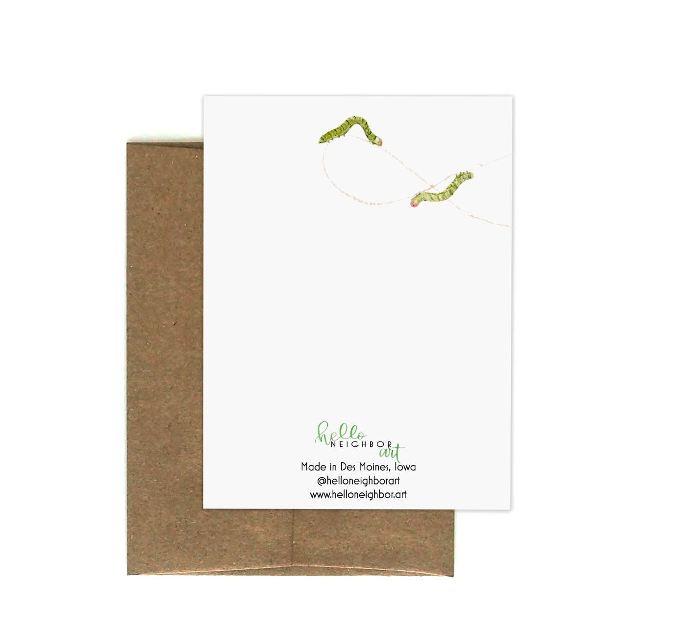 Inching Through BS -Greeting Card