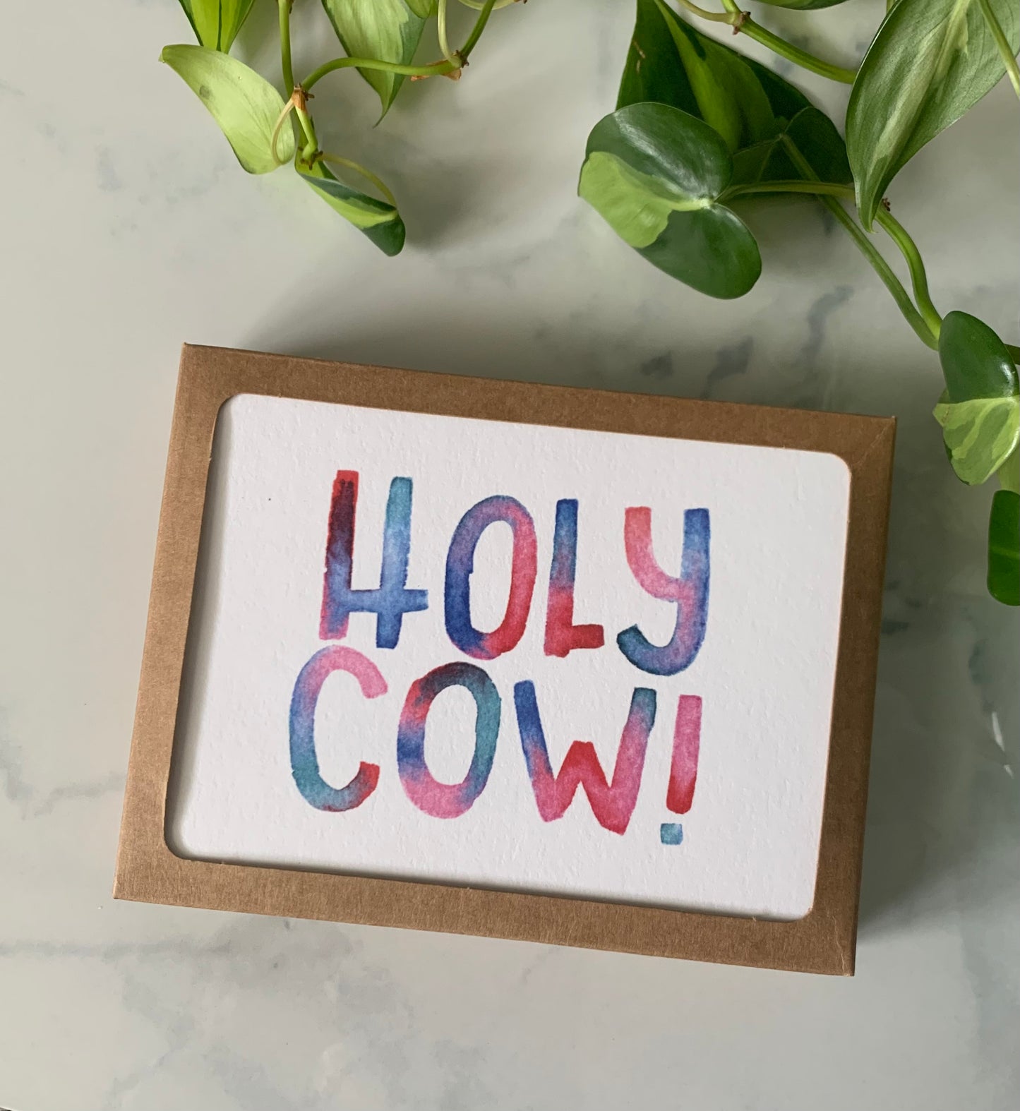 Holy Cow! Greeting Card