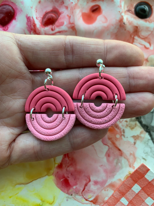 Pink Rainbow Circle