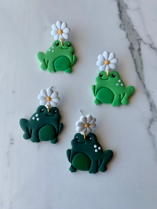 Flower Frog Dangles