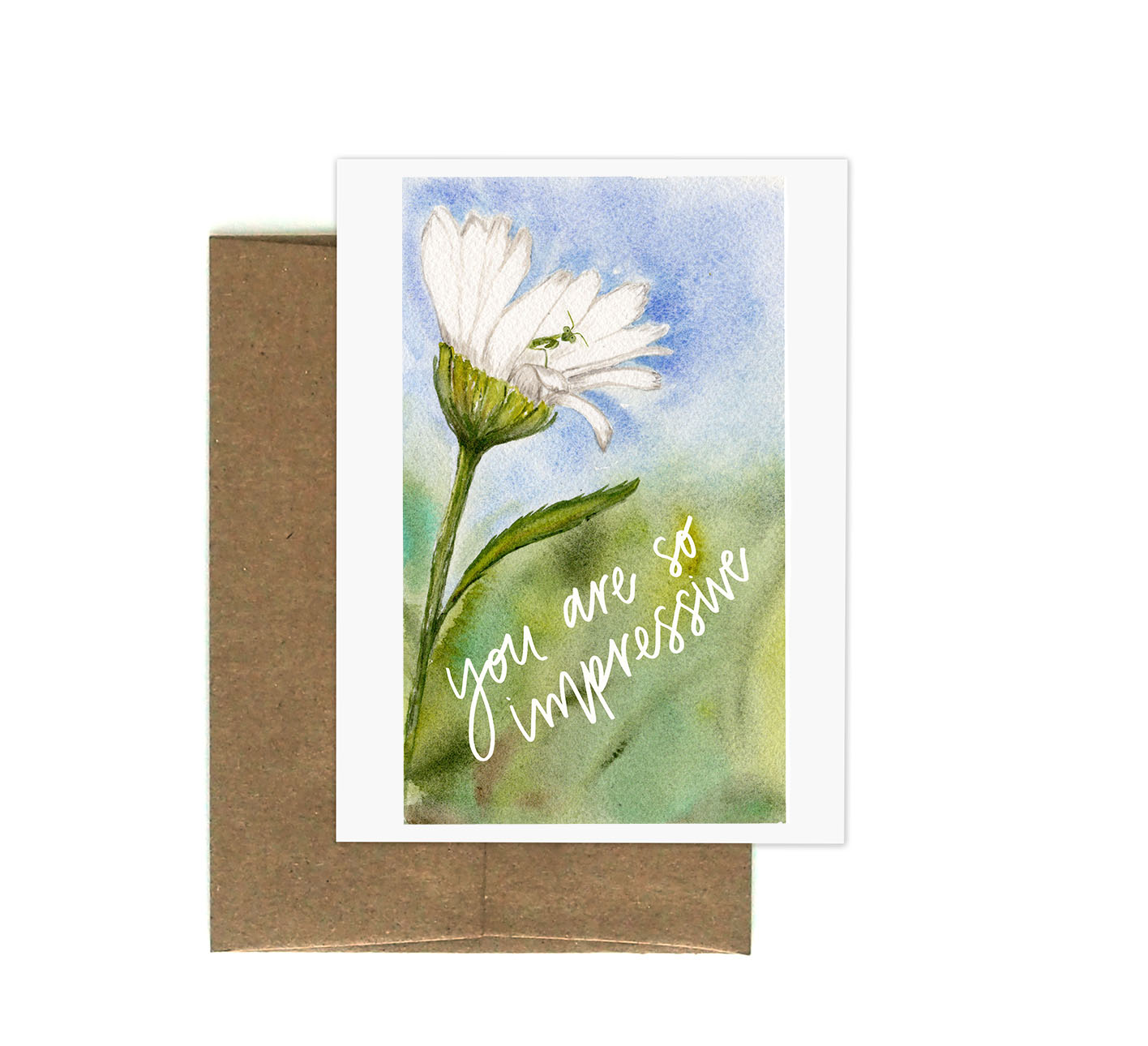 Impressive Praying Mantis Greeting Card
