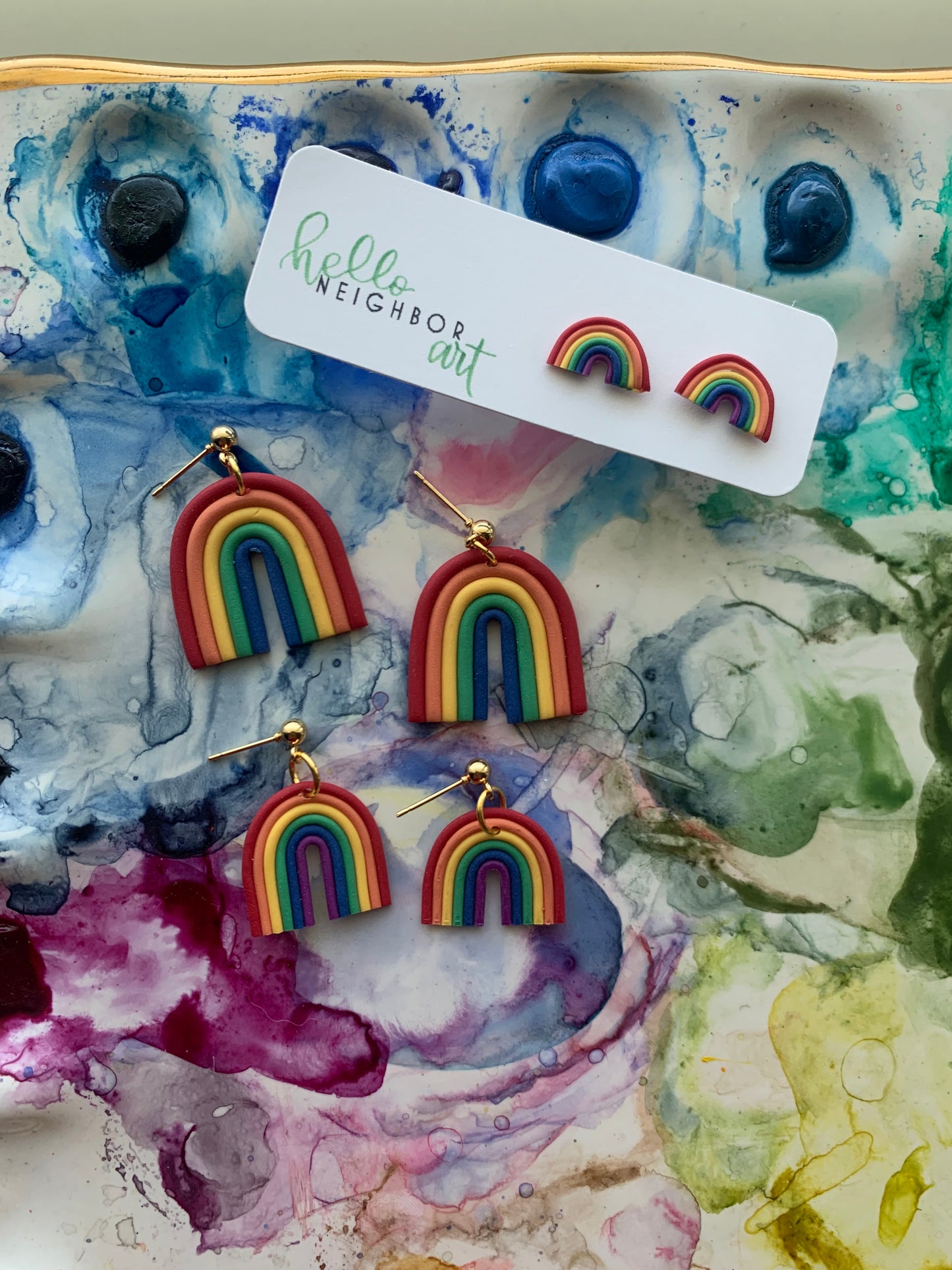 Rainbow Earrings