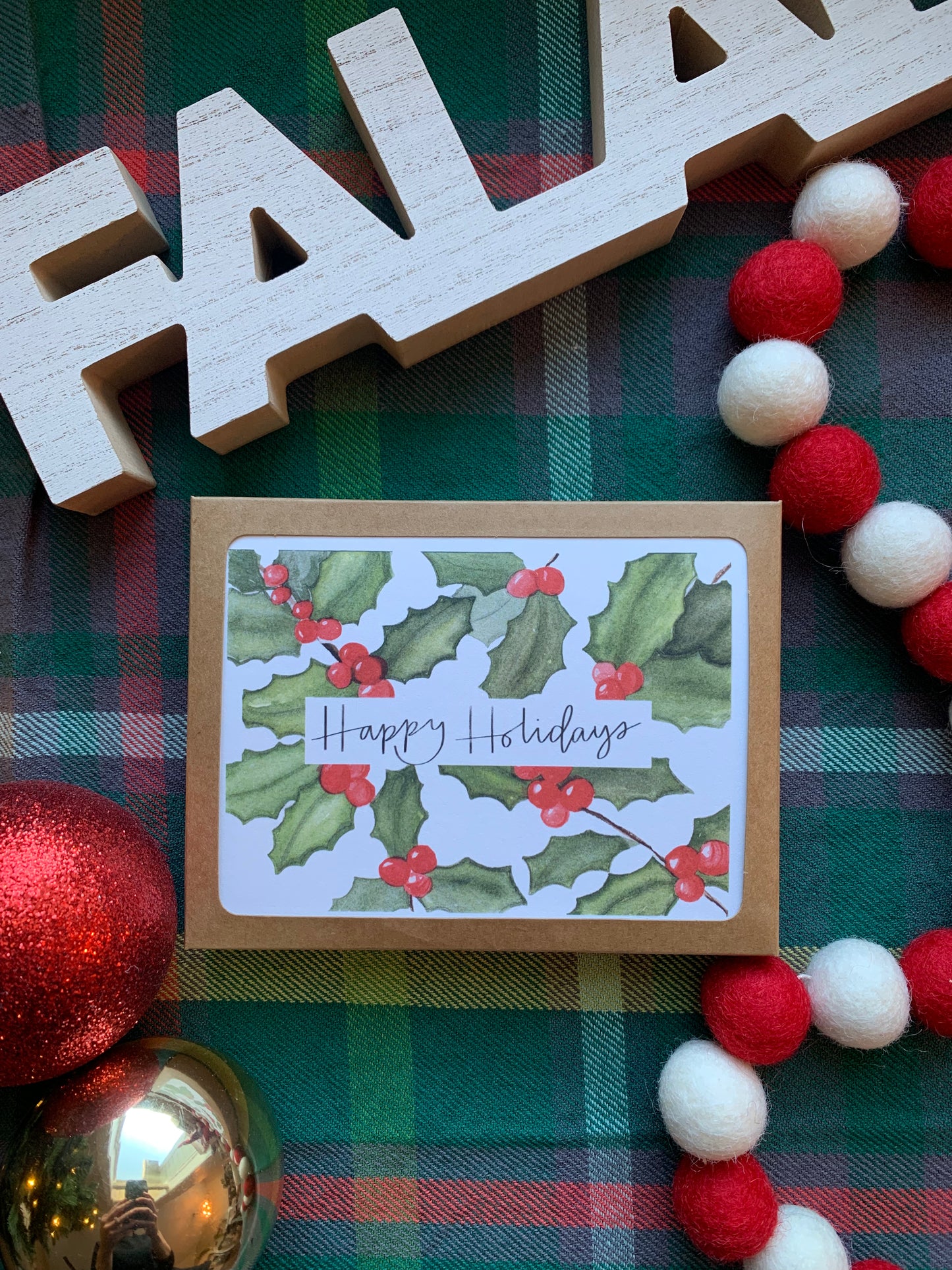 Holly Holiday Card Box Set