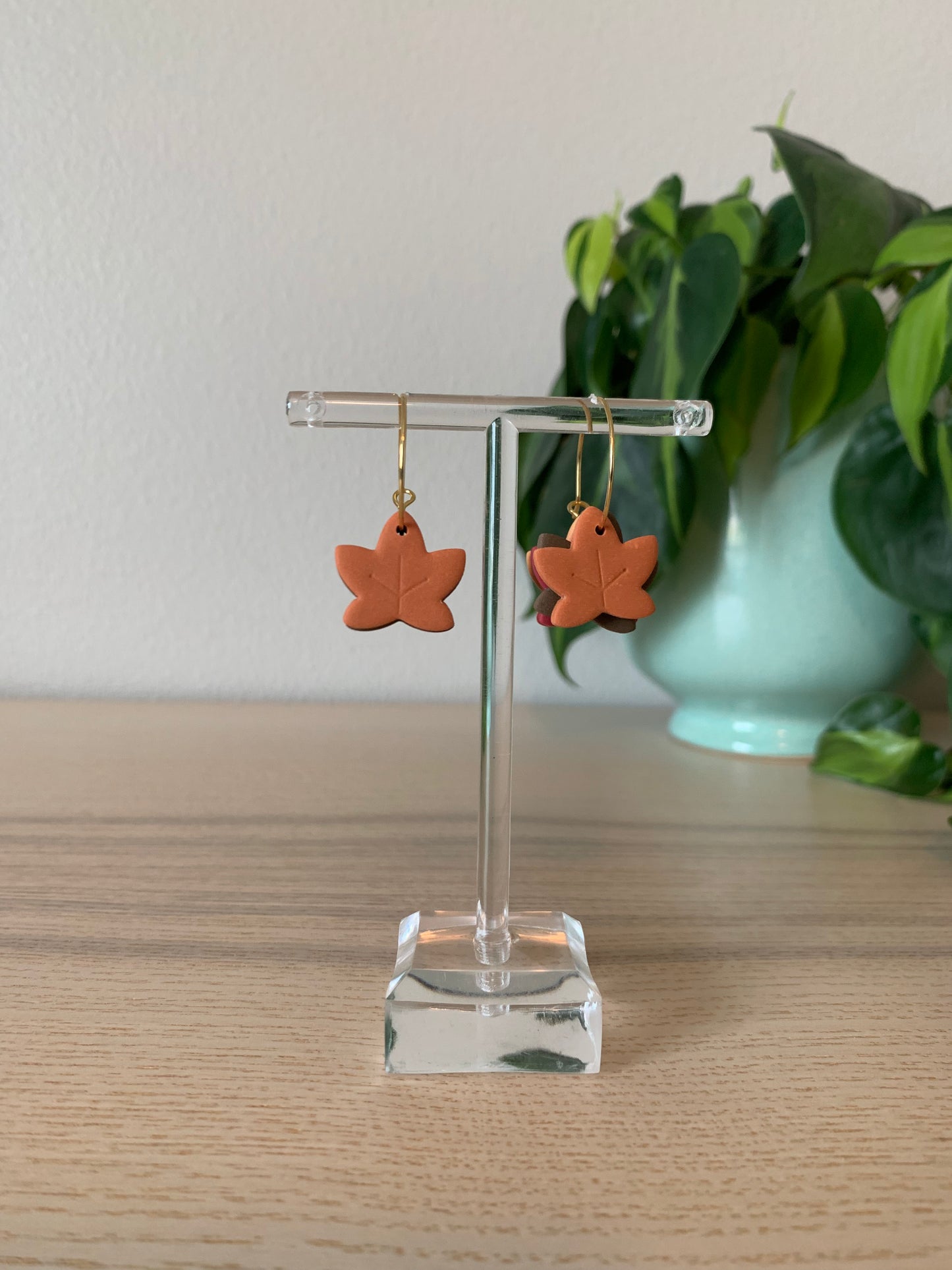 UnbeLeafable Hoop Stack Earrings