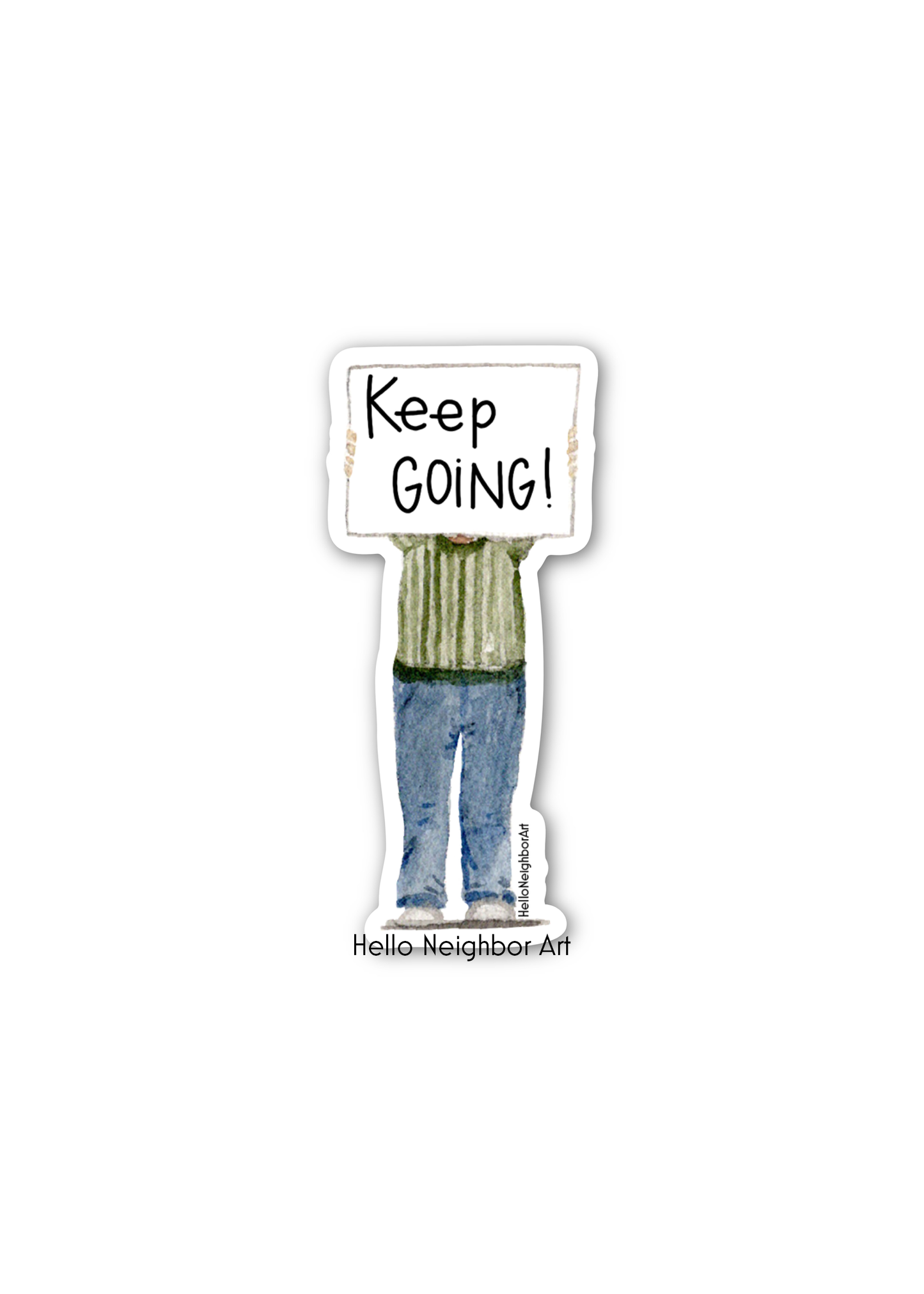 Keep Going Sticker