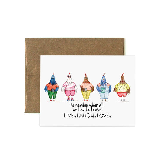 Live Laugh Love Chickens