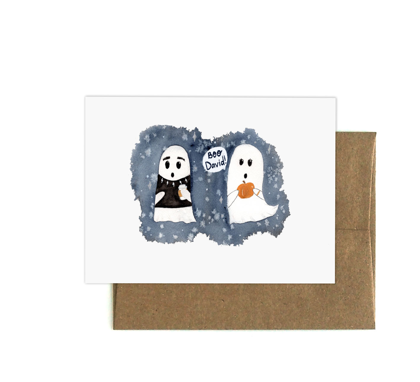 Boo David Halloween Card