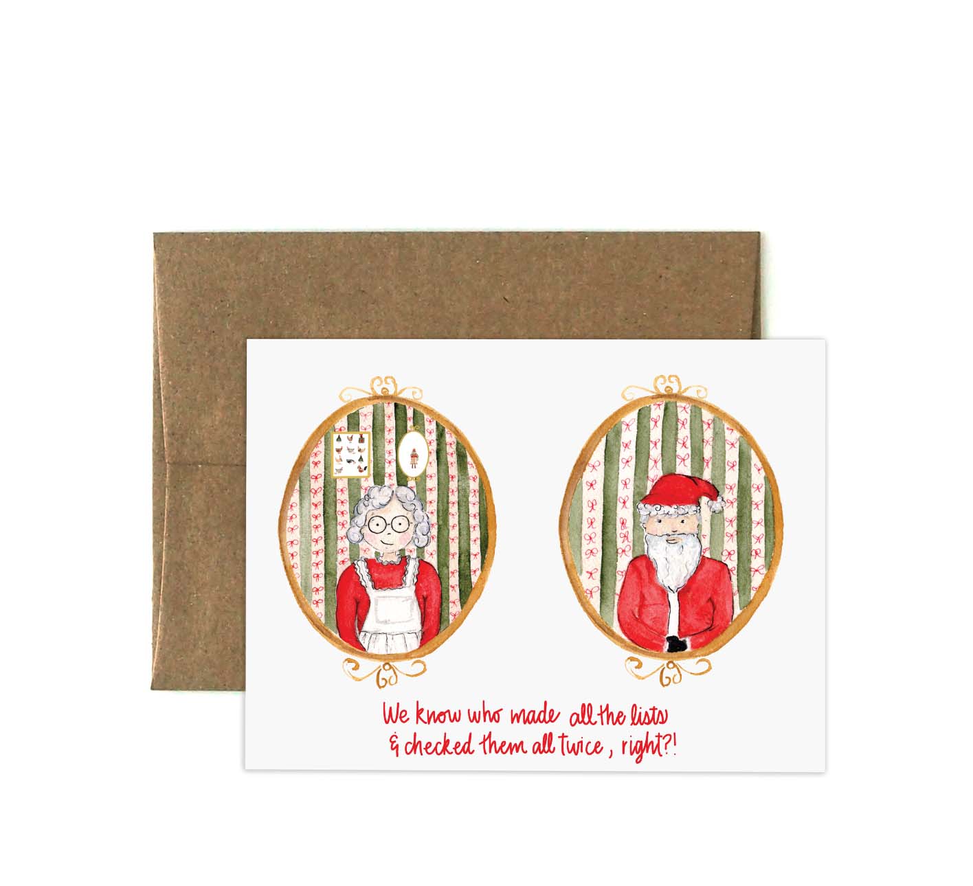 Santa and Mrs. Claus Greeting Card Boxed Set
