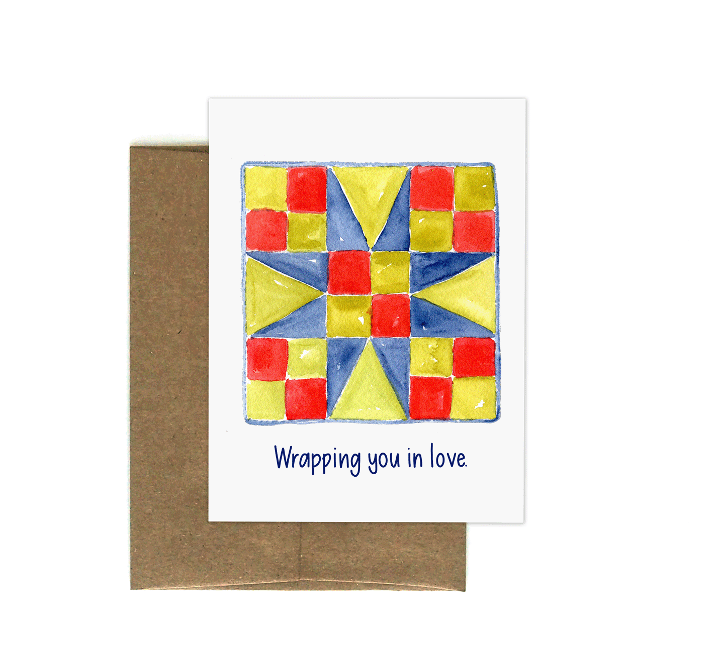 Quilted Love Greeting Card