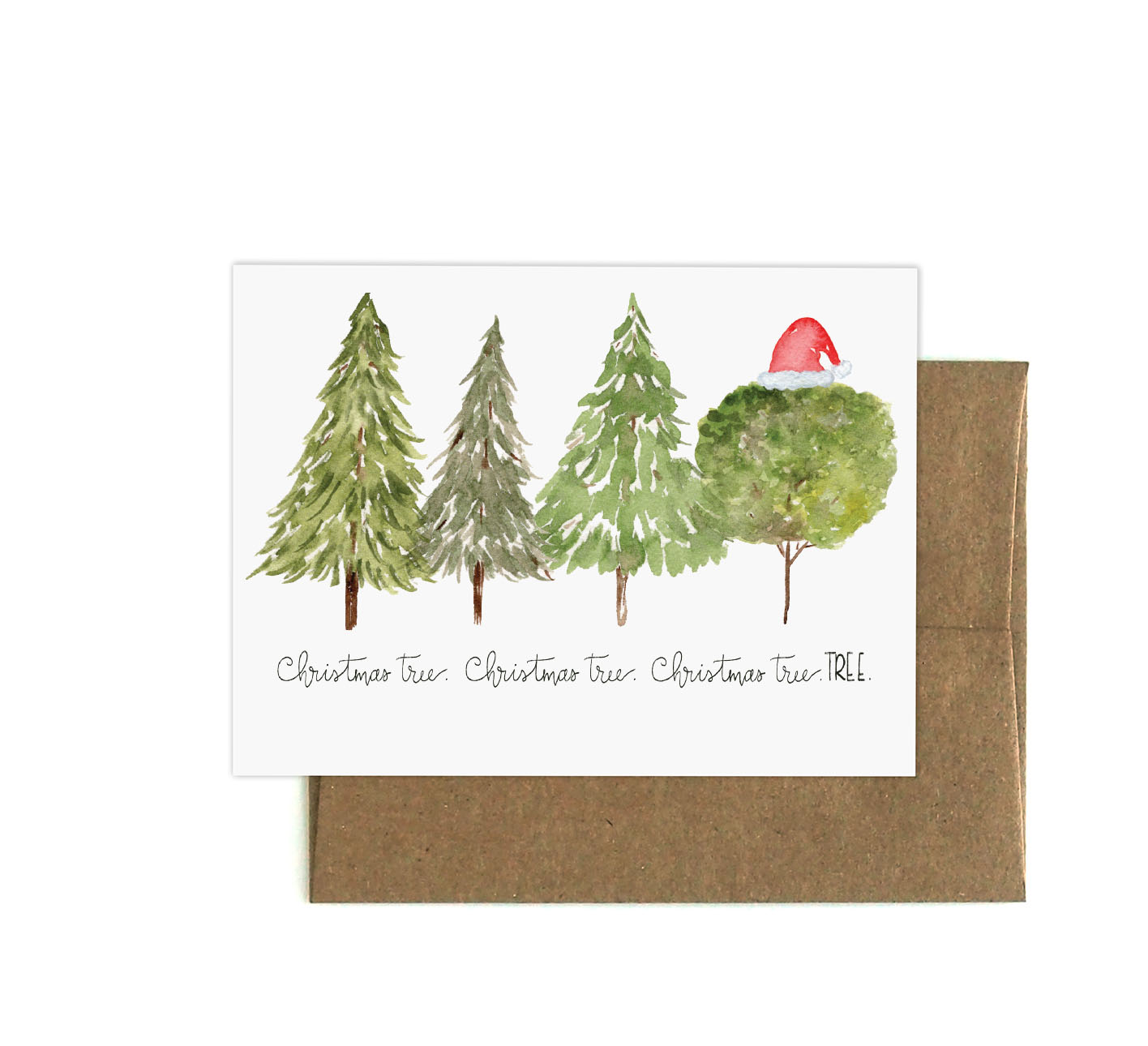 Christmas Tree TREE Greeting Card