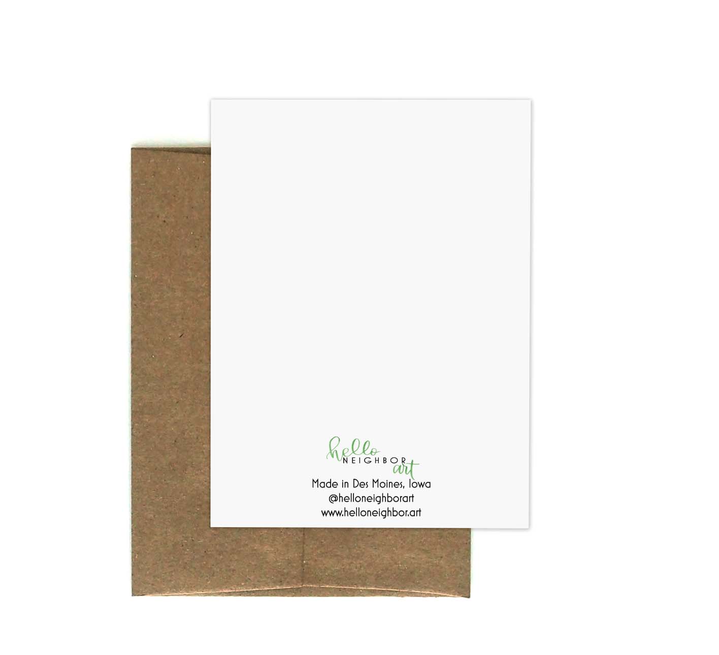 Vegetables Blank Greeting Card